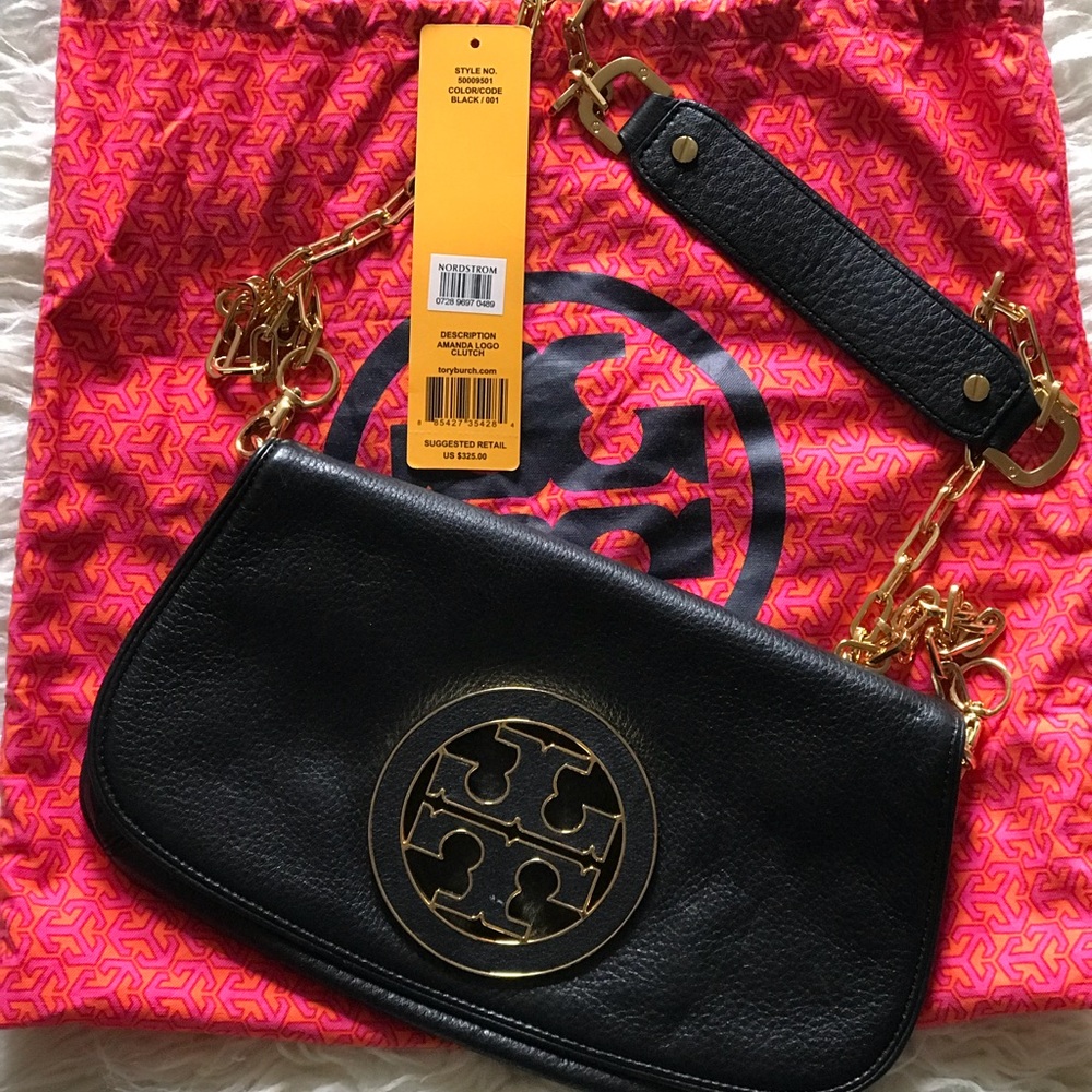 Tory Burch Amanda Crossbody Clutch Bag Purse